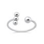 Silver Toe Ring - Bead