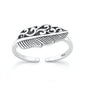 Silver Toe Ring - Leaf