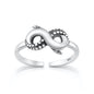 Silver Toe Ring - Tentacle
