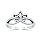 Silver Toe Ring - Lotus