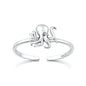 Silver Toe Ring - Octopus