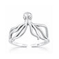 Silver Toe Ring - Octopus