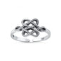 Silver Toe Ring - Celtic Knot