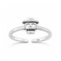 Silver Toe Ring - Skull