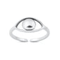 Silver Toe Ring - Evil Eye