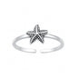Silver Toe Ring - Starfish