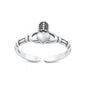 Silver Toe Ring - Claddagh