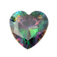 3 mm Heart Color CZ Earrings (Casting)