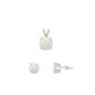 Silver Round Stone Set - 6mm/4mm