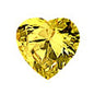 7 mm Heart Color CZ Earrings