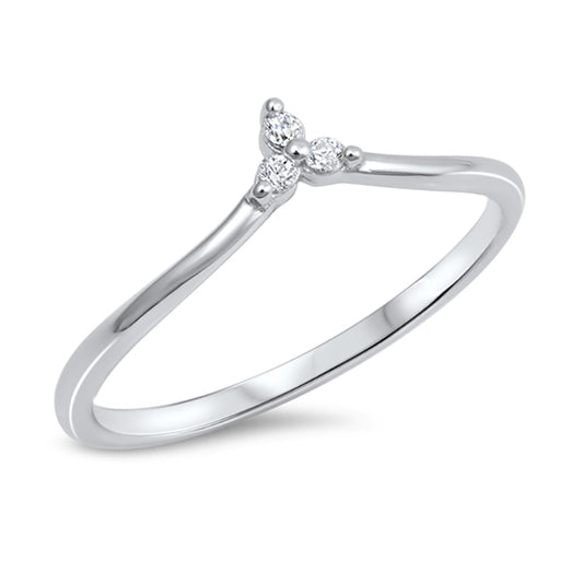 Silver CZ Ring