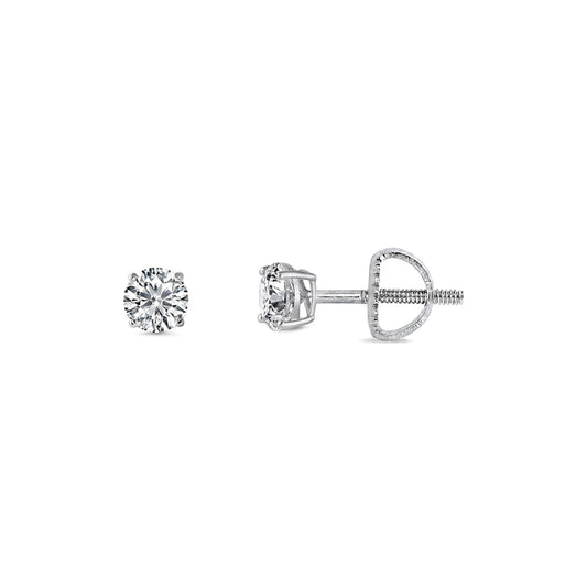 Lab Grown Diamond Earrings - 3 mm