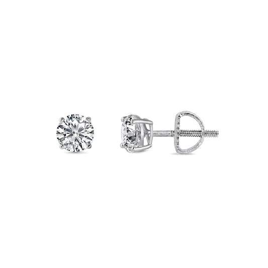 Lab Grown Diamond Earrings - 4 mm