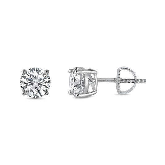 Lab Grown Diamond Earrings - 5 mm