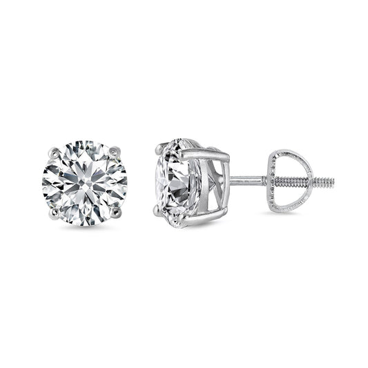 Lab Grown Diamond Earrings - 6.5 mm