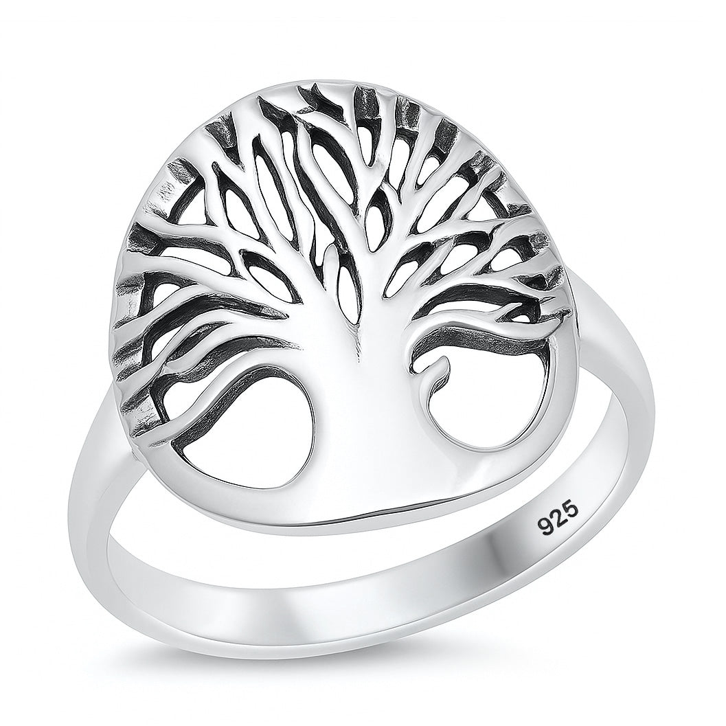 Silver Ring -Tree of Life